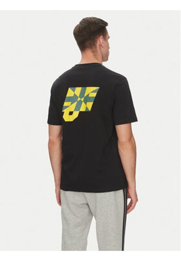 Adidas - adidas T-Shirt Jamaica VRCT JE5331 Czarny Regular Fit. Kolor: czarny. Materiał: bawełna