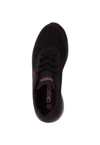 Buty damskie Kappa Follow OC. Zapięcie: sznurówki. Kolor: czarny. Materiał: materiał, syntetyk, tkanina. Szerokość cholewki: normalna. Sport: turystyka piesza