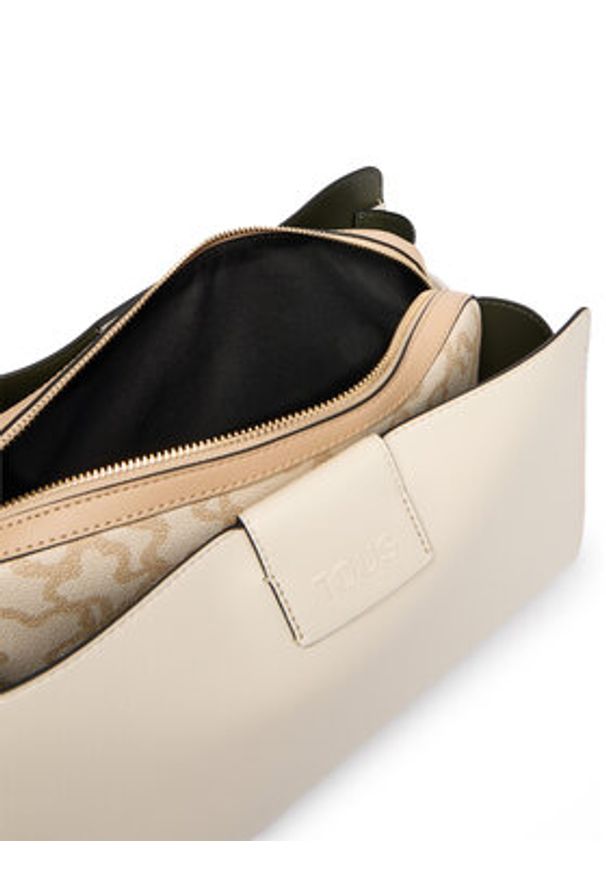 Tous - TOUS Torebka CITY M. KAOS ICON 2002355201 Écru. Kolor: kremowy. Materiał: skórzane