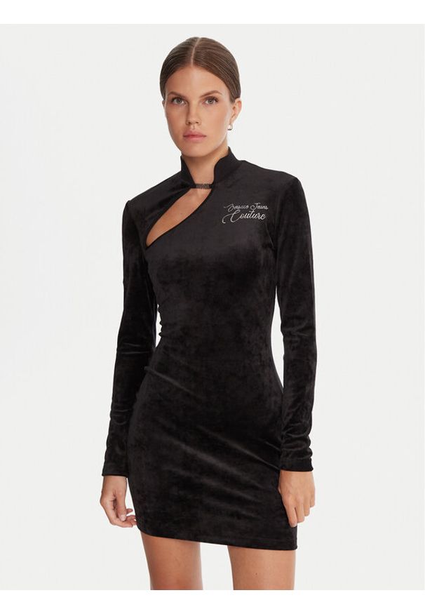 Versace Jeans Couture Sukienka koktajlowa 79HAO9A1 J0241 Czarny Slim Fit. Kolor: czarny. Materiał: syntetyk. Styl: wizytowy