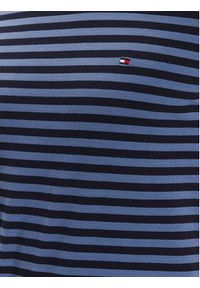 TOMMY HILFIGER - Tommy Hilfiger T-Shirt Stretch MW0MW10800 Granatowy Slim Fit. Kolor: niebieski. Materiał: bawełna