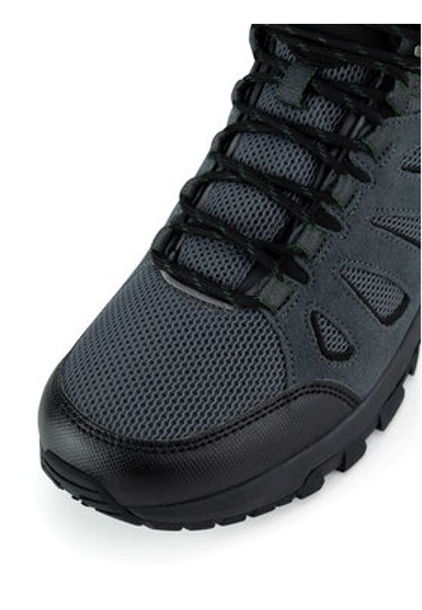 Hunter Trekkingi MASON MID HIKER WP Szary. Kolor: szary. Materiał: skóra, zamsz. Sport: turystyka piesza