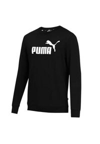 Puma - Męska Bluza Z Dużym Logo ESS. Kolor: czarny
