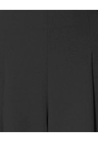 AGGI - Czarne eleganckie spodnie Rebecca. Stan: podwyższony. Kolor: czarny. Materiał: tkanina. Styl: elegancki
