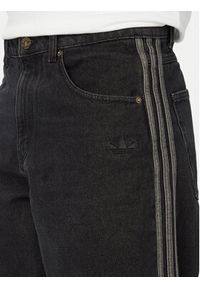 Adidas - adidas Jeansy Sst Denim Jeans Mid-Rise Straight Leg IB6947 Czarny Loose Fit. Kolor: czarny #2