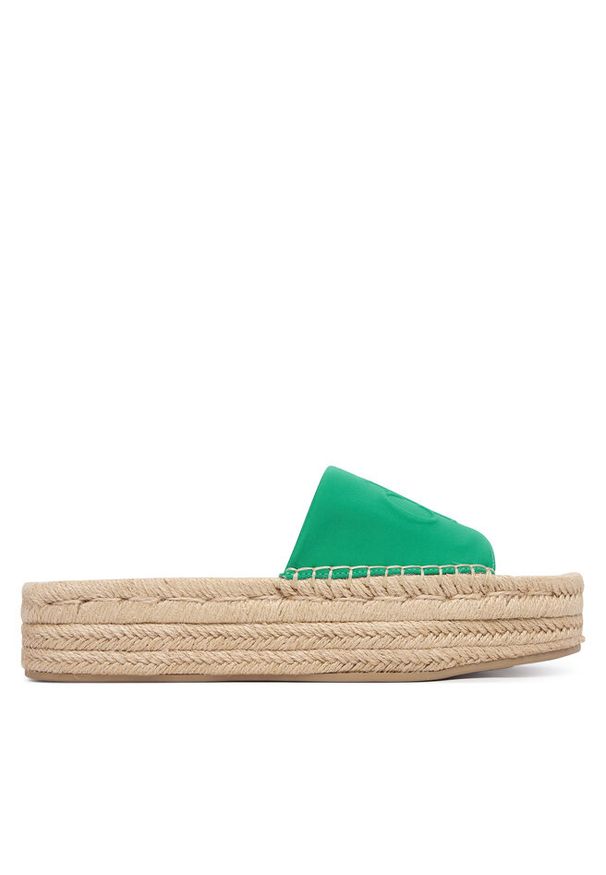 Espadryle Calvin Klein. Kolor: zielony