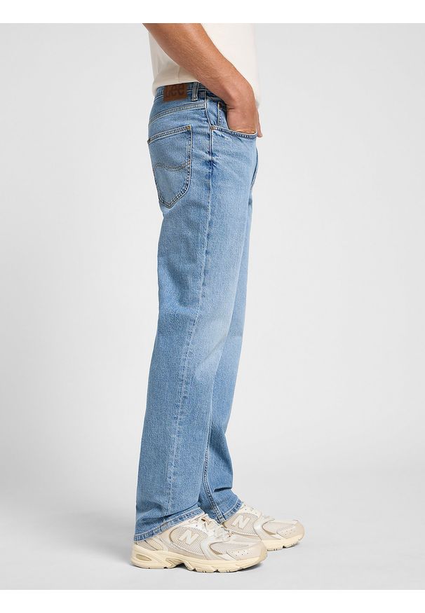 Lee - JEANSY MĘSKIE SPODNIE LEE BROOKLYN STRAIGHT HORIZON BLUE 112363849