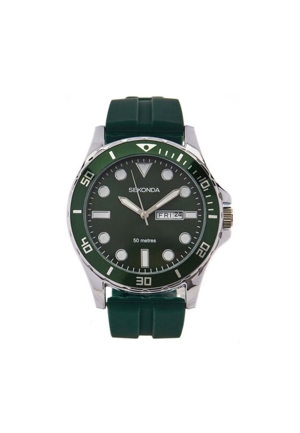 Sekonda Zegarek 30119 Zielony. Kolor: zielony