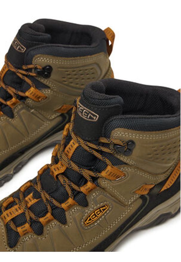 keen - Keen Trekkingi Targhee IV Mid Wp 1030688 Zielony. Kolor: zielony. Materiał: skóra, nubuk. Sport: turystyka piesza