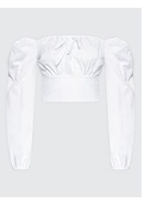 Brave Soul Bluzka LWT-600GRACEYA Biały Regular Fit. Kolor: biały. Materiał: bawełna