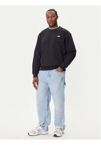 New Balance Bluza Small Logo MT41507 Czarny Relaxed Fit. Kolor: czarny. Materiał: syntetyk, bawełna #4