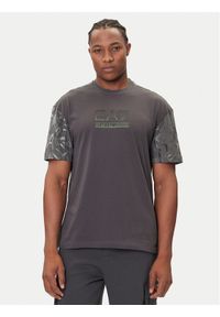 EA7 Emporio Armani T-Shirt 7M001130 AF16548 U8117 Szary Regular Fit. Kolor: szary. Materiał: syntetyk
