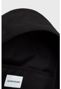 Calvin Klein Jeans - Plecak. Kolor: czarny. Materiał: poliester, materiał. Wzór: nadruk, paski, gładki #5