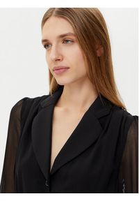 Morgan Koszula 251-CZIPA Czarny Regular Fit. Kolor: czarny. Materiał: syntetyk #5