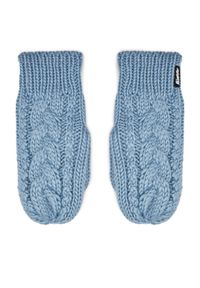 Eisbar - Eisbär Rękawiczki Damskie Afra Mittens 80135 Niebieski. Kolor: niebieski. Materiał: materiał