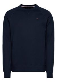 TOMMY HILFIGER - Tommy Hilfiger Bluza Track UM0UM01612 Granatowy Regular Fit. Kolor: niebieski. Materiał: bawełna