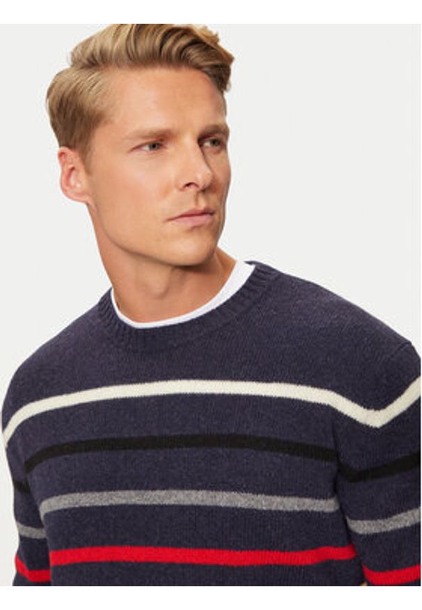 United Colors of Benetton - United Colors Of Benetton Sweter 103MK107U Kolorowy Regular Fit. Materiał: wełna. Wzór: kolorowy