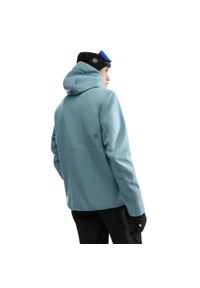 SIROKO - Męska kurtka snowboardowa Sporty zimowe Siroko W2 Beluga. Kolor: niebieski. Materiał: materiał, softshell. Sezon: zima. Sport: snowboard #2