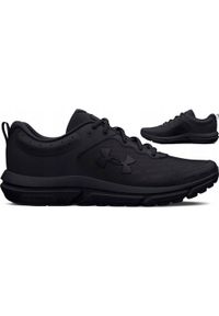 Buty do biegania męskie Under Armour Charged Assert 10. Kolor: czarny. Materiał: materiał, syntetyk. Szerokość cholewki: normalna. Sport: bieganie