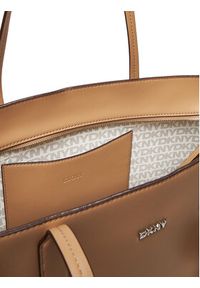 DKNY Torebka R44AYI42 Beżowy. Kolor: beżowy. Materiał: skórzane