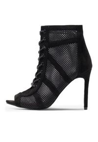 Jenny Fairy Botki TINA H8372-1 Czarny. Kolor: czarny. Materiał: materiał #5
