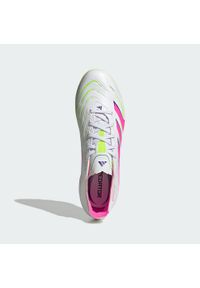Adidas - Buty Predator League AG. Kolor: żółty, biały, wielokolorowy, różowy. Materiał: materiał