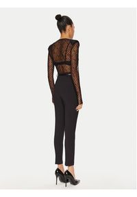 Elisabetta Franchi Kombinezon TU-021-46E2 Czarny Slim Fit. Kolor: czarny. Materiał: syntetyk