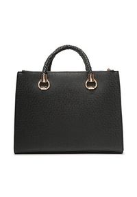 Liu Jo Torebka M Satchel Double AXX010 E0087 Czarny. Kolor: czarny. Materiał: skórzane #5