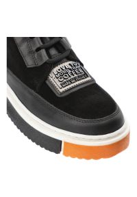 Czarne Botki Ravini Stylowe Skórzane Buty. Okazja: na co dzień. Zapięcie: sznurówki. Kolor: czarny. Materiał: skóra. Wzór: aplikacja. Styl: elegancki