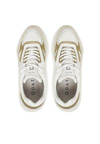 D.A.T.E. Sneakersy Fuga W421-FG-LM Beżowy. Kolor: beżowy. Materiał: zamsz, skóra #4