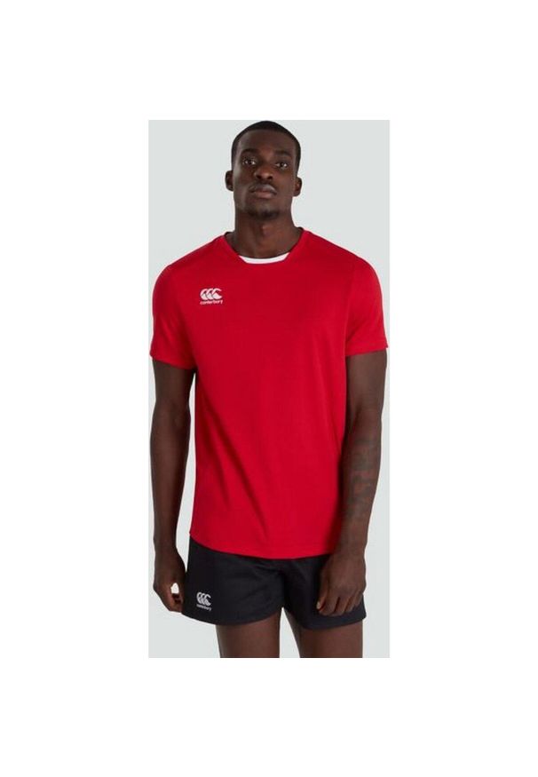 CANTERBURY - Koszulka Canterbury Club Dry. Kolor: czerwony, brązowy, wielokolorowy. Materiał: poliester
