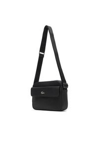Lacoste Torba NH5162UE Czarny. Kolor: czarny. Materiał: skóra