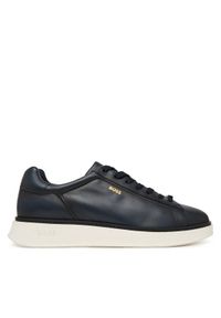 BOSS Sneakersy Bulton 50568773 Granatowy. Kolor: niebieski. Materiał: skóra #1