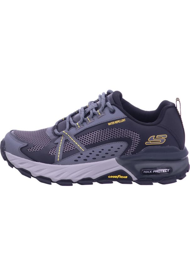 skechers - Buty do chodzenia męskie Skechers Max Protect. Zapięcie: sznurówki. Kolor: wielokolorowy, czarny. Materiał: guma, materiał, tkanina, syntetyk. Szerokość cholewki: normalna. Sport: turystyka piesza