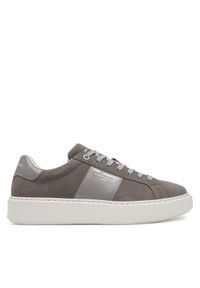 Karl Lagerfeld - KARL LAGERFELD Sneakersy KL52218 Szary. Kolor: szary. Materiał: skóra, nubuk