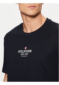 TOMMY HILFIGER - Tommy Hilfiger T-Shirt MW0MW38980 Granatowy Regular Fit. Kolor: niebieski. Materiał: bawełna #3