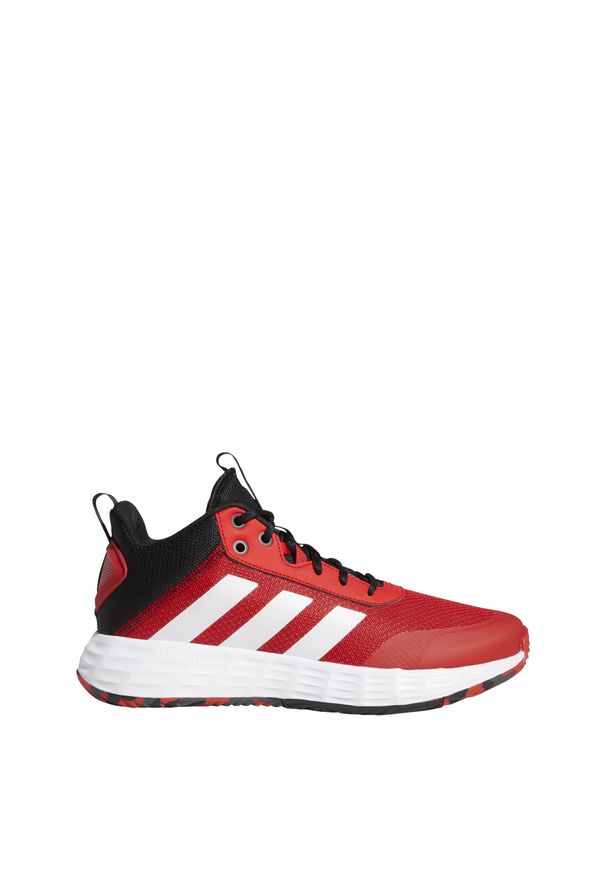 Buty do koszykówki dla dorosłych Adidas Ownthegame Shoes. Kolor: czarny, czerwony, biały, wielokolorowy. Sport: koszykówka