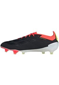 Adidas - Buty piłkarskie adidas Predator Elite Fg M IE1802 czarne. Zapięcie: sznurówki. Kolor: czarny. Materiał: materiał, syntetyk. Szerokość cholewki: normalna. Sport: piłka nożna #6