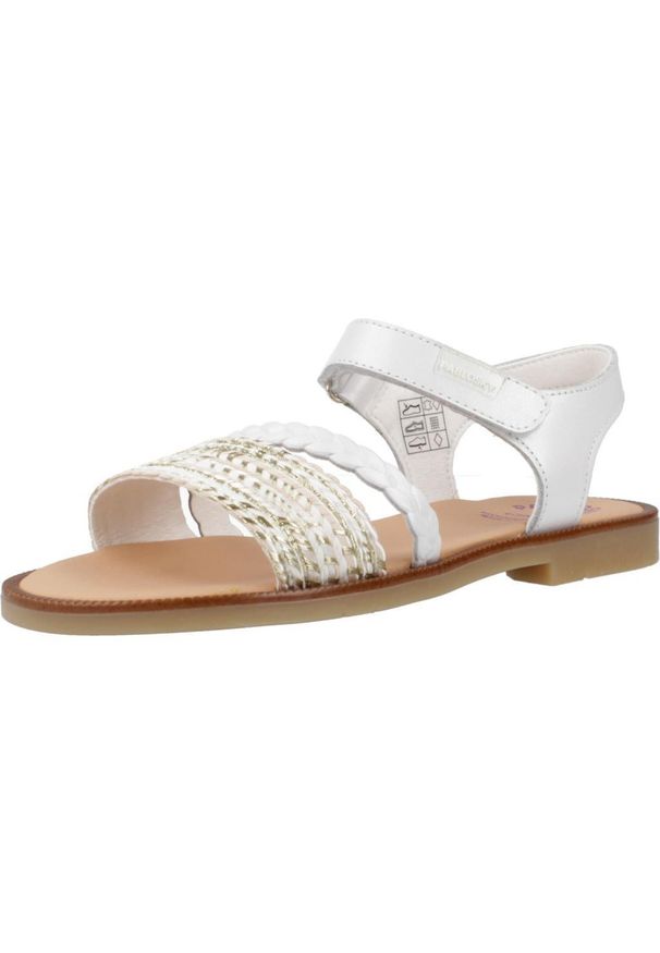 Pablosky - Sandały PABLOSKY 438408P Biały. Kolor: biały. Materiał: tkanina, skóra, syntetyk