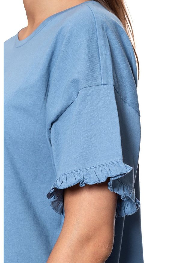 Mustang - MUSTANG T SHIRT DAMSKI Alina C Ruffle 1009446 5407