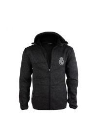 Real Madrid - Kurtka techniczna męska Madridistas. Kolor: szary. Materiał: softshell