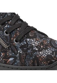 Rieker Sneakersy N3302-90 Czarny. Kolor: czarny. Materiał: materiał #7