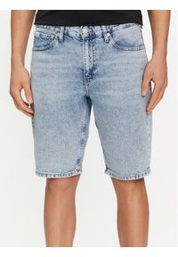 Calvin Klein Jeans Szorty jeansowe J30J324873 Niebieski Regular Fit. Kolor: niebieski. Materiał: jeans