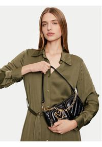 Love Moschino - LOVE MOSCHINO Torebka JC4324PP0LKM0000 Czarny. Kolor: czarny. Materiał: skórzane #4