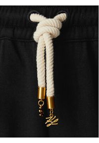 Karl Lagerfeld - KARL LAGERFELD Szorty sportowe B2W10124 Czarny Regular Fit. Kolor: czarny. Materiał: bawełna #2