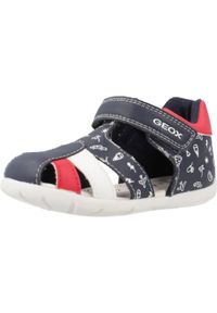 Geox - Sandały GEOX B ELTHAN B Niebieski. Kolor: niebieski. Materiał: syntetyk, tkanina. Sezon: lato
