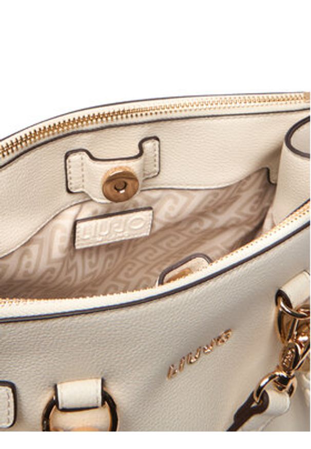 Liu Jo Torebka AA6069 E1012 Écru. Kolor: kremowy. Materiał: skórzane