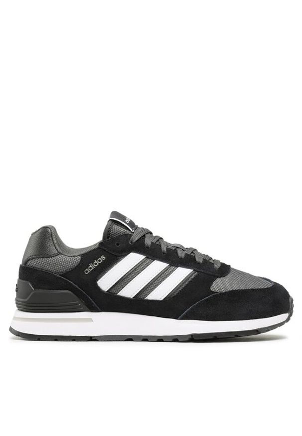 Adidas - adidas Sneakersy Run 80s GV7302 Czarny. Kolor: czarny. Materiał: skóra. Sport: bieganie