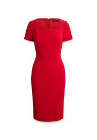 Lauren Ralph Lauren - LAUREN RALPH LAUREN Sukienka koktajlowa 253P08759002 Czerwony Slim Fit. Kolor: czerwony. Materiał: syntetyk. Styl: wizytowy #5