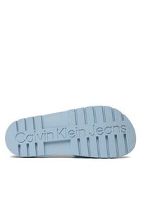 Calvin Klein Jeans Klapki Truck Slide Monogram Rubber W YW0YW00893 Błękitny. Kolor: niebieski #2